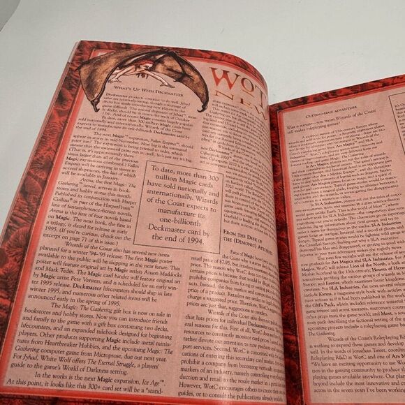 The Duelist, Issue 3, Fall 1994 (The Official Deckmaster Magazine) w Jyhad - Picture 9 of 12